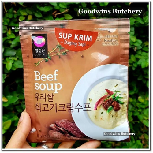 Cream soup Korea Daesang Chung Jung One BEEF CREAM SOUP sup krim daging sapi 60g